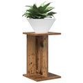 vidaXL Stojan na rastliny 2 ks Staré drevo 25 x 25,5 x 40,5 cm