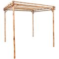 vidaXL Pergola 170x170x220 cm bambusová