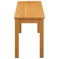 vidaXL Jedálenská lavička 95 x 32 x 45 cm Masívne dubové drevo