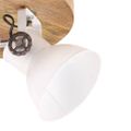 vidaXL Závesná lampa 25 W biela 50x50x25 cm E27