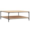vidaXL Konferenčný stolík dub sonoma 100x100x40 cm kompozitné drevo
