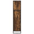 vidaXL Knižnica 40 x 30 x 121 cm Kompozitné drevo Dymová dub