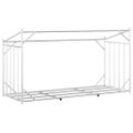 vidaXL Regál na krbové drevo s pláštenkou 200,5x80,5x110,5 cm