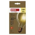 LED žiarovka Vintage G95 / E27 / 4,5 W (40 W) / 420 lm / teplá biela