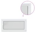 vidaXL Otočné a sklopné okno do suterénu RISOR 120 x 60 cm PVC a sklo