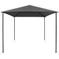 vidaXL Altánok 3x3 m, antracitový, látka a oceľ 180 g/m²