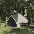 vidaXL Teepee stan pre 10 osôb 10 osoba Zelená a biela