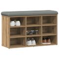 vidaXL Lavička na topánky Artisan Dub 82x32x50 cm Engineered Wood