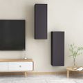 vidaXL TV skrinky 2 ks, sivé 30,5x30x90 cm, kompozitné drevo