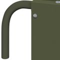 vidaXL Visací feeder na seno Olivová zelená 61 x 33 x 66 cm