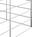 vidaXL Klietka pre králiky Strieborná 100 x 100 x 210 cm