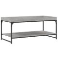 vidaXL Konferenčný stolík sivý dub sonoma 100x49x45cm kompozitné drevo