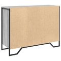vidaXL Komoda sivá sonoma 101x35,5x74,5 cm kompozitné drevo
