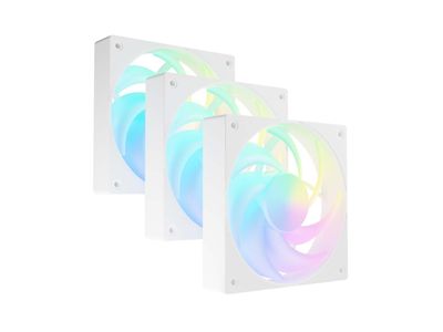 Ventilátor FURY SAI S12 ARGB PWM, 3-Pack, Biely