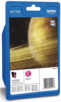 kazeta BROTHER LC-1100 Magenta MFC-6490CW/DCP-6690CW (325 str.)