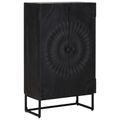 vidaXL Highboard Čierny 55 x 30 x 95 cm
