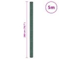 vidaXL Zelená membrána proti burine 2x5 m, PP