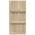 vidaXL Regál na časopisy Sonoma dub 51 x 11 x 102 cm Kompozitné drevo