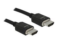 Ultra High Speed - HDMI kábel - HDMI s kolíkmi (samec) do HDMI s kolíkmi (samec) - 1 m - trojnásobne tienený - čierna - podpora Dolby DTS-HD Master Audio, podpora Dolby TrueHD, podporuje pomer strán obrazu 21:9, podpora 8K UHD (7680 x 4320)
