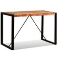 vidaXL Jedálenský stôl, recyklovaný masív 120 cm