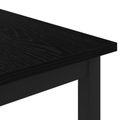 vidaXL Konferenčný stolík Čierny dub 60 x 60 x 36 cm Kompozitné drevo