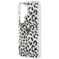 Puzdro Guess IML Leopard Print Triangle MagSafe pre Samsung Galaxy S26 Ultra čierne