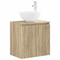 vidaXL Set kabinetov do kúpeľne 3 ks Dub sonoma 49,5 x 41 x 64,5 cm