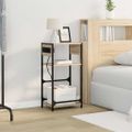 vidaXL Nočný stolík Sonoma dub 40 x 27 x 76 cm Kompozitné drevo