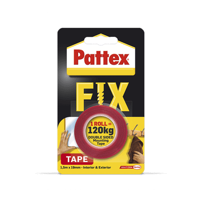 1486524 Pattex Oboustranná lepicí páska - 120 kg, 1,5 m