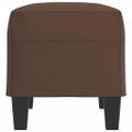 vidaXL Lavička hnedá 70x35x41 cm umelá koža
