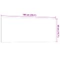 vidaXL Nástenná magnetická tabuľa čierna 100x40 cm tvrdené sklo