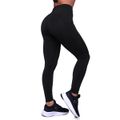 Dámske bežecké legíny Pulse Black - GymBeam, veľkosť M, veľkosť oblečenia M
