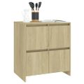 vidaXL Komoda dub sonoma 70x41x75 cm drevotrieska