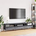 vidaXL TV skrinka antracit 202x39x43,5 cm oceľ valcovaná za studena