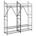 vidaXL Otvorená skriňa 2 ks 78 x 36 x 158 cm