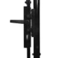 vidaXL Plotová brána Woerden s dvojitými dverami a hrotovým vrchom 299,5x224,5 cm