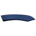 vidaXL Strieška Bimini s 2 oblúkmi námornícka modrá 150x120x110 cm
