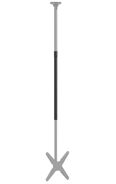 Neomounts NS-EP100BLACK / 100 cm prodlužovací tyč pre FPMA-C340BLACK / Čierna Tyc, prodlužovací, pre držiak, prodluženie 107,5 cm, priemer 5,2 cm, oceľ, čierna