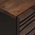 vidaXL Servírovacia skriňa Hnedá 60 x 33,5 x 75 cm Mangový masív