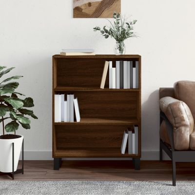 vidaXL Poličková skrinka biela 69,5x32,5x90 cm kompozitné drevo