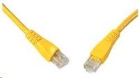 Solarix - patch kabel CAT5E UTP PVC 10m žltý snag-proof