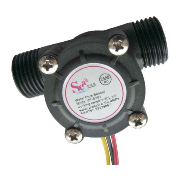 Prietokomer YF-S201 1/2" 1-30l/min pre Arduino