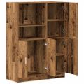 VidaXL 2-dielna súprava kuchynských skriniek Old Wood Engineered Wood