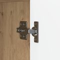 vidaXL Servírovacia skriňa Dub artisan 89 x 34,5 x 77 cm