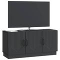 vidaXL TV skrinka Čierna 99 x 34,5 x 47 cm Kompozitné drevo