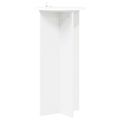 vidaXL Stojan na rastliny 2 ks Biela Ø40 x 80 cm Kompozitné drevo
