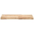 vidaXL Plávajúca polica 140x40x4 cm, neošetrený akáciový masív