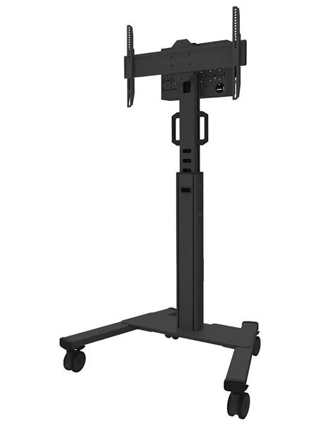 Neomounts Select FL50S-825BL1/Držák displeje/vozík/37-75"/4 kolečka/VESA 600X400/nosn. 70kg/nast.výšky/náklon/černý Stojan, VESA, na koleckách, pro velkoformátový displej 37"–75", nosnost 70kg, výškove nastavitelný, cerný