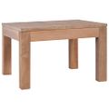 vidaXL Konferenčný stolík z teakového dreva prírodný vrch 60x60x40 cm