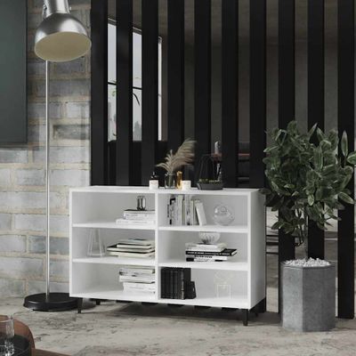 vidaXL Komoda, biela 103,5x35x70 cm, kompozitné drevo